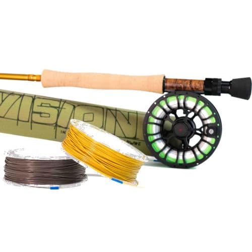 Vision Hero 2 Stillwater Cassette Fly Fishing Combo | Includes rod, cassette reel and 3 lines