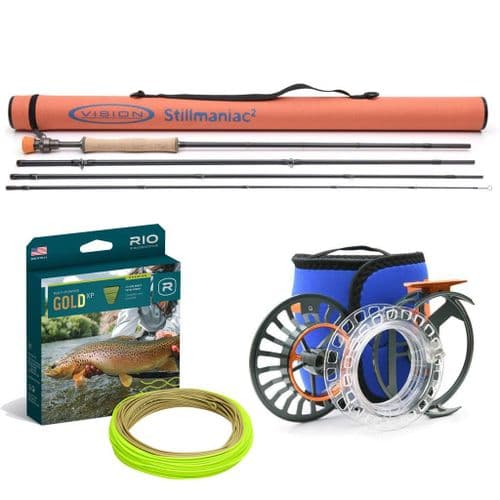 Vision Stillmaniac 2 Fly Fishing Rod Combo | Includes rod, reel and line