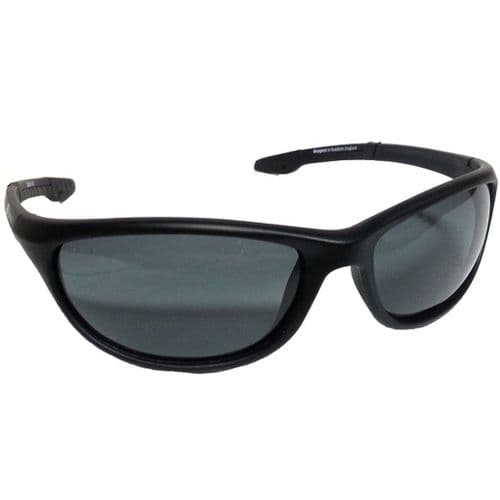 Wychwood Black Wrap Sunglasses Smoke Lens