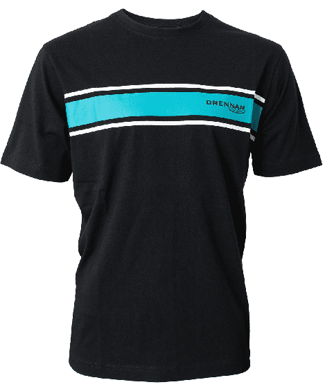 .Drennan AQUA STRIPE T SHIRT