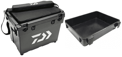 DAIWA D-VEC LARGE SEATBOX - WITH CUSHION - AND 1 TRAY