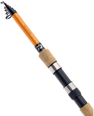 Daiwa SENSOR SPIN ROD 8ft TELESCOPIC