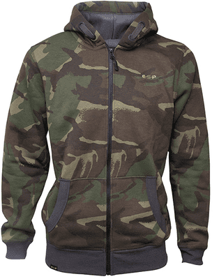 ESP CAMO  ZIPPED HOODY
