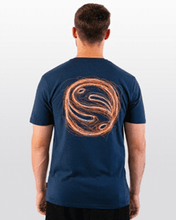 GURU Scribble T-shirt Navy