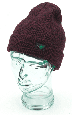 Thinking Anglers BEANIE HAT  ANTIQUE BURGUNDY