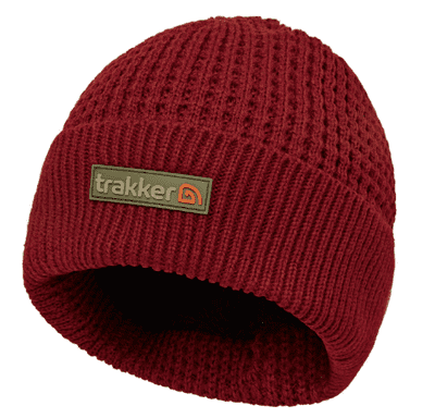 Trakker Plum textured beanie