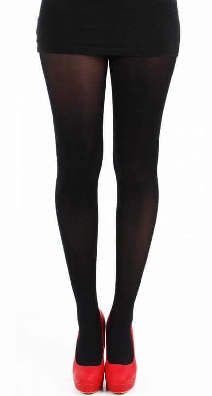50 Denier Black Tights 16-18