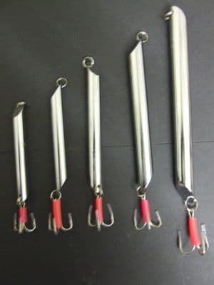 1 TRONIX CHROME BAR PIRKS NORWAY NORDIC COD BOAT LURE JIG PIRKS ROD FISHING