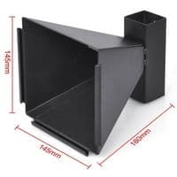 14cm FUNNEL TARGET HOLDER + 50 TARGETS Pellet Trap Catcher Airgun pistol Rifle