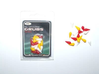 18 ASSORTED MAGGOTS ARTIFICIAL IMITATION FAKE CARP BAIT COURSE FISHING