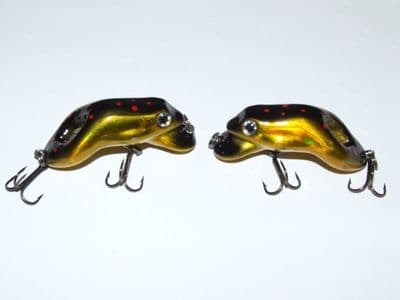 2 x ULTRA 10g FROG PLUG LURES RAPALA TREBLE HOOKS PIKE BASS COURSE FISHING
