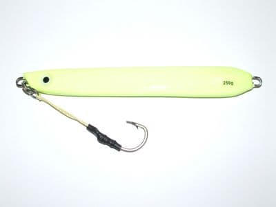 3 FFT SPEED POWER JIG LUMO PIRK 6/0 HOOK COD NORWAY BOAT DEEP SEA WRECK FISHING