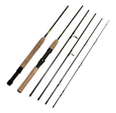 5 Piece 7.5ft Carbon Spin Fly Travel Rod | Rods | Flash Fishing Tackle
