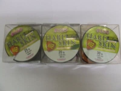 ASSO HARD SKIN BLACK WHITE ORANGE LINE 16lbs 18lbs 20lbs 25lbs 30lbs 4oz SPOOL