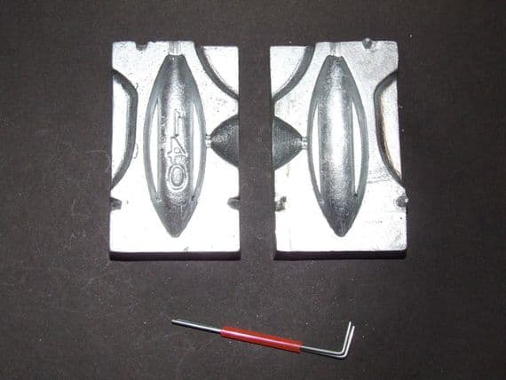 DCA 5oz 140g TOURNAMENT WEIGHT GRIP LEAD MOULD