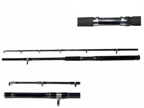 FFT BOAT ROD 6ft 10-30lb WRECK GAME SEA FISHING LINE BRAID LURE RIGS XMAS GIFT