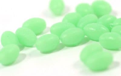 FLADEN 100 x LUMO OVAL RIG BEADS BEACH COD PIER ROD SEA FISHING HOOK BAIT CLIP