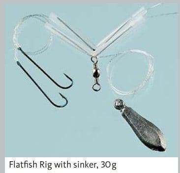 Fladen Fishing Rig (2 Boom 2 Hook 30G) | Saltwater Bait Rigs | Flash Fishing Tackle