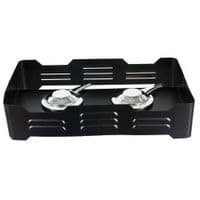 Home Fish Meat Smoker Oven 2 Burner BBQ Camping + FREE Wood Smoking Chips