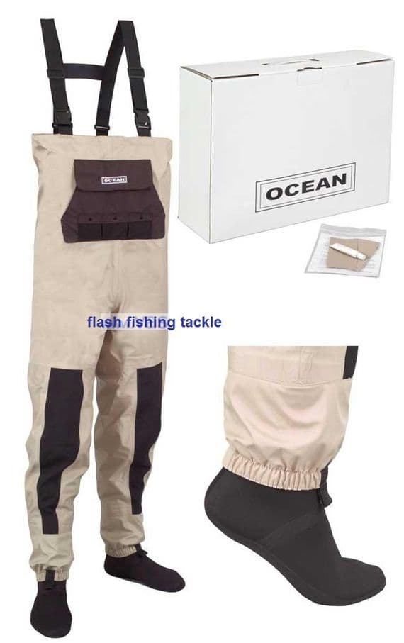 Ocean Breathable Waders | Ocean Rainwear | Flash Fishing Tackle