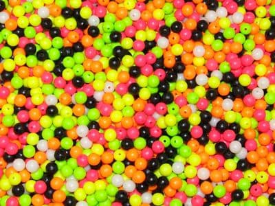 RIG MAKING 100 x 8mm RIG BEADS LUMO ASSORTED UK MADE TOP QUALITY