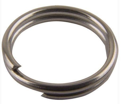 SPLIT RINGS x 20 40 SIZE 4 8 10 20 25mm JIG PIRK SPINNERS LURES RIGS ...
