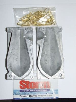STORM ALLOY WEIGHT MOULD 8oz LOOPS BEACH BOAT COD BASS WRECK SEA FISHING LEADS
