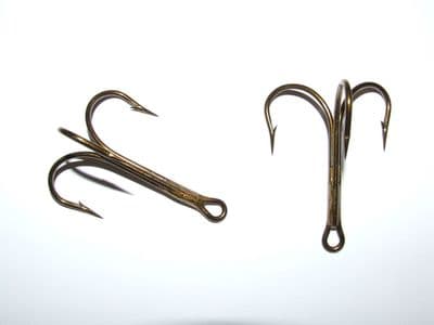 TREBLE HOOKS 3/0 7/0 8/0 10/0 BRONZE NICKLE NORWAY BOAT LURE PIRK WRECK FISHING