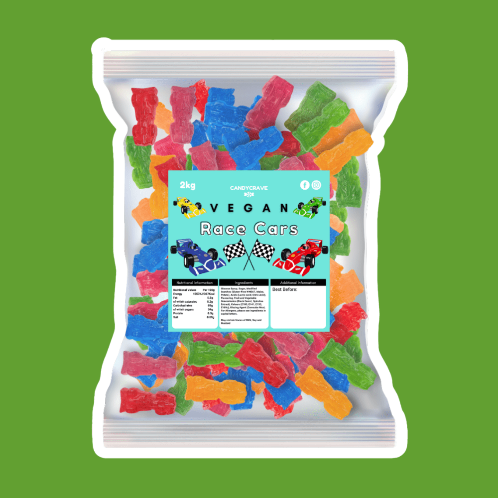Candycrave Vegan Race Cars: New Sweets Built For Birthday Parties And Full-Throttle Retail Sales