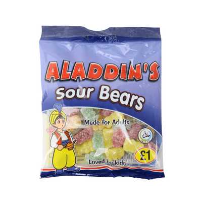 ALADDINS SOUR BEARS 12X110G