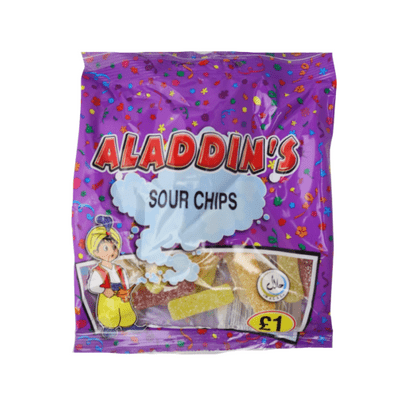 ALADDINS SOUR CHIPS 12x110g