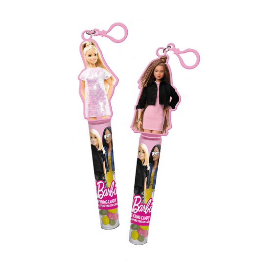Barbie Keyring Jelly Bean Tubes 18x10g