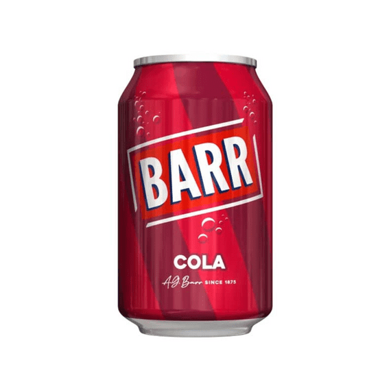 Barr Cola Fizzy Drink Cans 24x330ml
