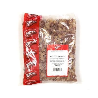 BARRATT FIZZY COLA BOTTLES 3KG