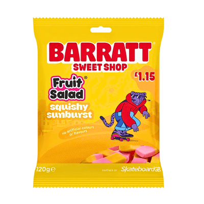 Barratt Fruit Salad Squishy Sunburst £1.15 PMP 12x120g