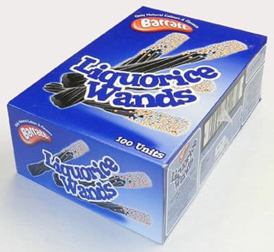 BARRATT LIQUORICE WANDS 75 COUNT