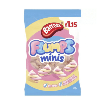 BARRATT MINI FLUMPS PMP £1.15 12X130G