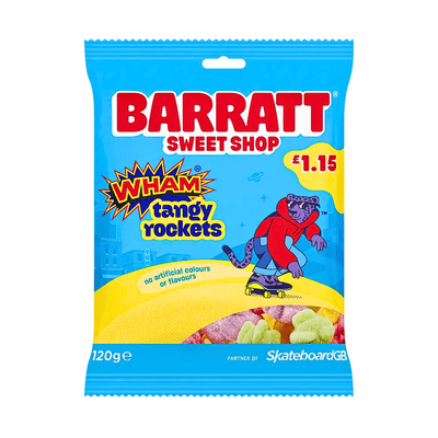 Barratt Wham Tangy Rockets £1.15 PMP 12x120g