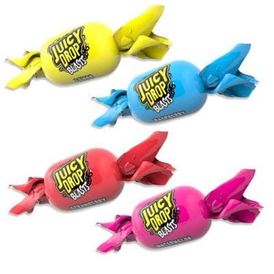 BAZOOKA JUICY DROP BLASTS CHEWS 1KG