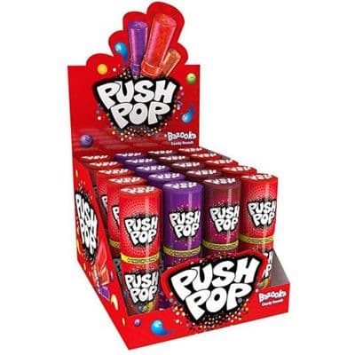 BAZOOKA PUSH POP 20X15G