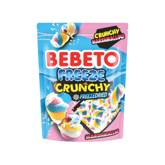 Bebeto Freeze Dried Marshmallows: Crunchy Halal Sweets 12x35g