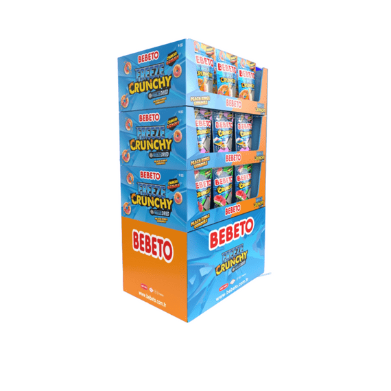 Bebeto FreezeDried Stand Watermelon/PeachRings/Marshmallows 84x35g