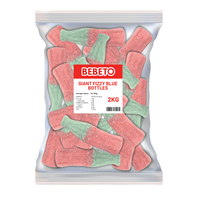 BEBETO GIANT FIZZY BLUE BOTTLES 2KG