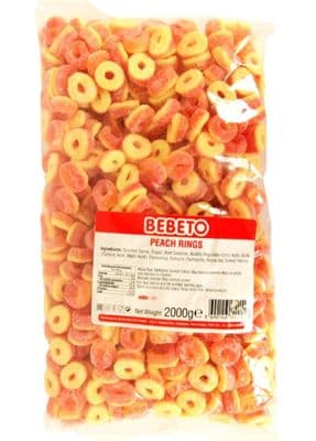 BEBETO MINI PEACH RINGS 2KG