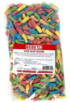 BEBETO SOUR WORMS 2KG