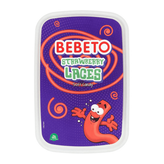 Bebeto Strawberry Laces 500g