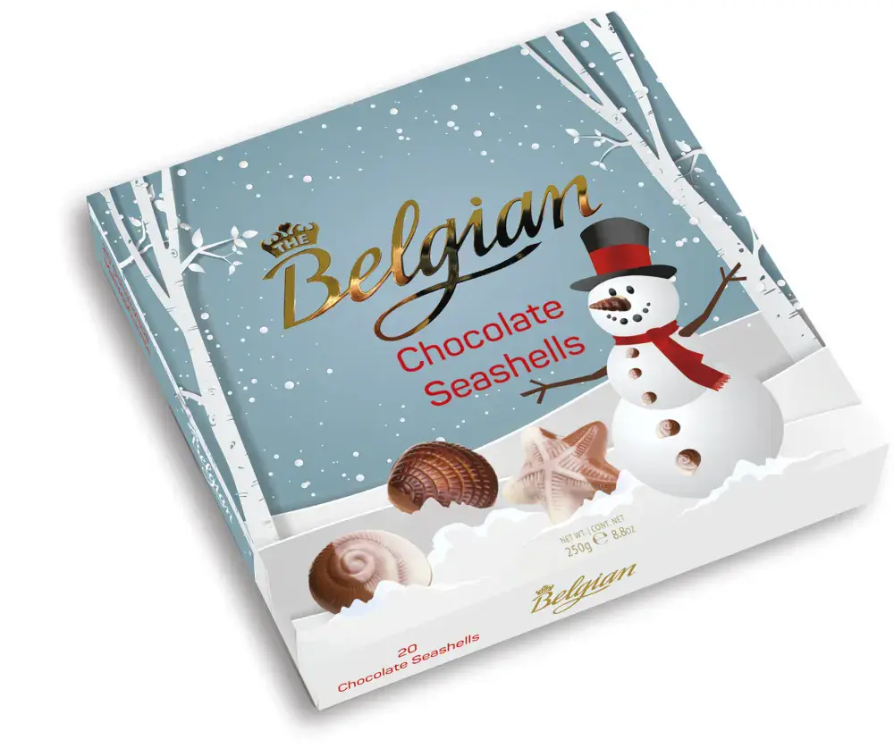 BELGIAN WINTER SEASHELLS 250G SINGLE BELGIAN WINTER SEASHELLS 250G SINGLE