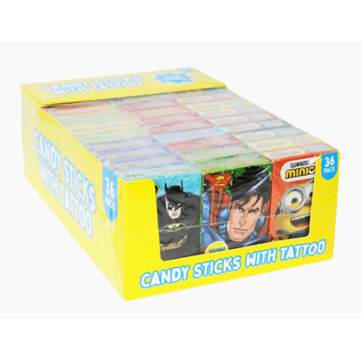 BIP LICENSE MIX CANDY STICKS 36 COUNT