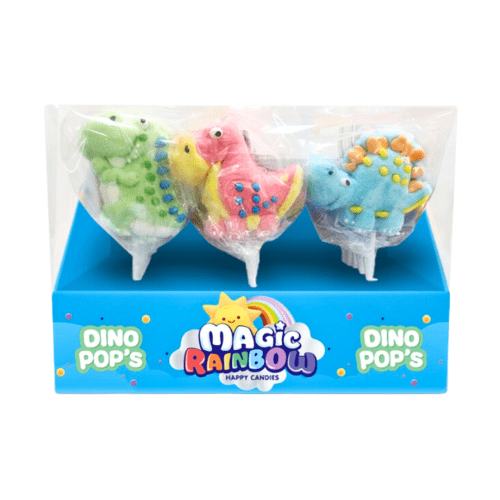 Bip Magic Rainbow Dino Mallow Pops 24x35g