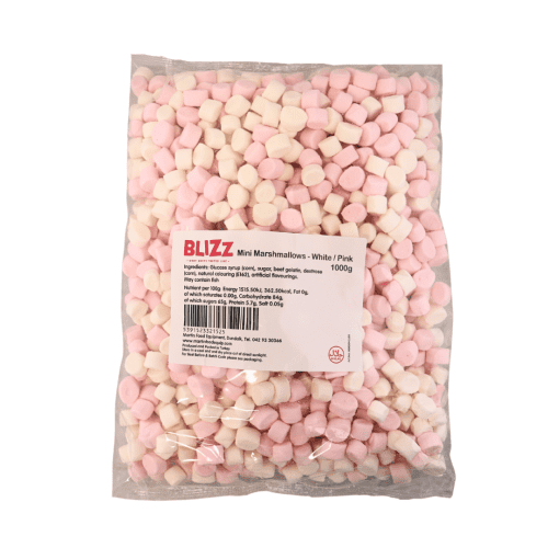 BLIZZ PINK & WHITE MALLOWS 1KG
